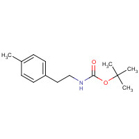 1190890-96-0 tert-butyl N-[2-(4-methylphenyl)ethyl]carbamate chemical structure