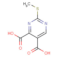 149771-16-4 2-methylsulfanylpyrimidine-4,5-dicarboxylic acid chemical structure