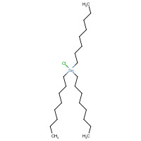 2587-76-0 chloro(trioctyl)stannane chemical structure