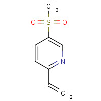 1408335-00-1 2-ethenyl-5-methylsulfonylpyridine chemical structure