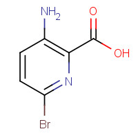 1052708-46-9 3-amino-6-bromopyridine-2-carboxylic acid chemical structure