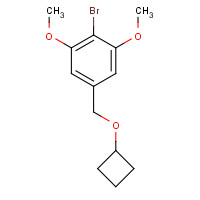 1190854-90-0 2-bromo-5-(cyclobutyloxymethyl)-1,3-dimethoxybenzene chemical structure