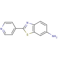 154851-85-1 2-pyridin-4-yl-1,3-benzothiazol-6-amine chemical structure