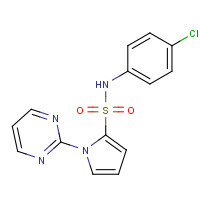 1251533-99-9 N-(4-chlorophenyl)-1-pyrimidin-2-ylpyrrole-2-sulfonamide chemical structure