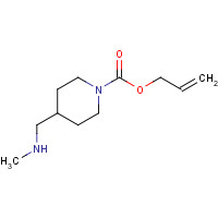 886365-58-8 prop-2-enyl 4-(methylaminomethyl)piperidine-1-carboxylate chemical structure