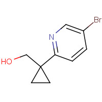 827628-20-6 [1-(5-bromopyridin-2-yl)cyclopropyl]methanol chemical structure
