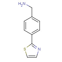 672324-87-7 [4-(1,3-thiazol-2-yl)phenyl]methanamine chemical structure