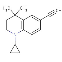 345964-70-7 1-cyclopropyl-6-ethynyl-4,4-dimethyl-2,3-dihydroquinoline chemical structure