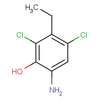 99817-37-5 6-amino-2,4-dichloro-3-ethylphenol chemical structure