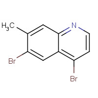 1189105-55-2 4,6-dibromo-7-methylquinoline chemical structure