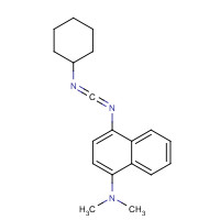 86332-16-3 4-(cyclohexyliminomethylideneamino)-N,N-dimethylnaphthalen-1-amine chemical structure