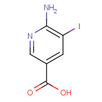 543740-89-2 6-amino-5-iodopyridine-3-carboxylic acid chemical structure