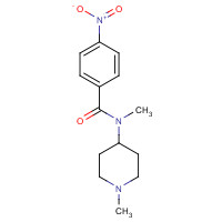 676326-89-9 N-methyl-N-(1-methylpiperidin-4-yl)-4-nitrobenzamide chemical structure