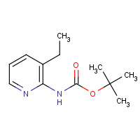 149489-03-2 tert-butyl N-(3-ethylpyridin-2-yl)carbamate chemical structure