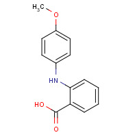 13501-67-2 2-(4-methoxyanilino)benzoic acid chemical structure