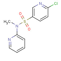 1019467-39-0 6-chloro-N-methyl-N-pyridin-2-ylpyridine-3-sulfonamide chemical structure