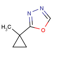 353238-51-4 2-(1-methylcyclopropyl)-1,3,4-oxadiazole chemical structure