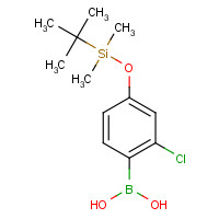 412343-21-6 [4-[tert-butyl(dimethyl)silyl]oxy-2-chlorophenyl]boronic acid chemical structure