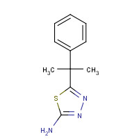 1032463-93-6 5-(2-phenylpropan-2-yl)-1,3,4-thiadiazol-2-amine chemical structure