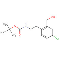 439116-79-7 tert-butyl N-[2-[4-chloro-2-(hydroxymethyl)phenyl]ethyl]carbamate chemical structure