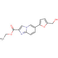 1167626-73-4 ethyl 6-[5-(hydroxymethyl)furan-2-yl]imidazo[1,2-a]pyridine-2-carboxylate chemical structure