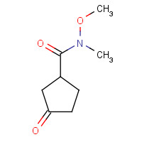 876757-19-6 N-methoxy-N-methyl-3-oxocyclopentane-1-carboxamide chemical structure