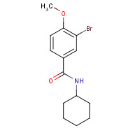 356550-41-9 3-bromo-N-cyclohexyl-4-methoxybenzamide chemical structure