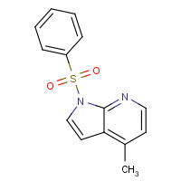 1227270-73-6 1-(benzenesulfonyl)-4-methylpyrrolo[2,3-b]pyridine chemical structure