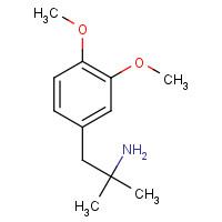 75561-47-6 1-(3,4-dimethoxyphenyl)-2-methylpropan-2-amine chemical structure