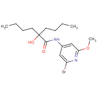 1433905-12-4 N-(2-bromo-6-methoxypyridin-4-yl)-2-butyl-2-hydroxyhexanamide chemical structure