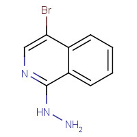27187-06-0 (4-bromoisoquinolin-1-yl)hydrazine chemical structure