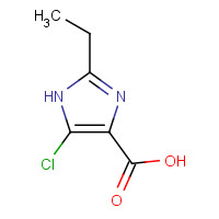 1093261-80-3 5-chloro-2-ethyl-1H-imidazole-4-carboxylic acid chemical structure