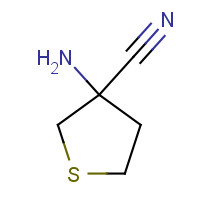 32418-98-7 3-aminothiolane-3-carbonitrile chemical structure