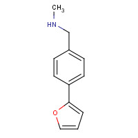 859850-67-2 1-[4-(furan-2-yl)phenyl]-N-methylmethanamine chemical structure