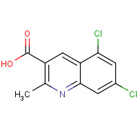 948293-69-4 5,7-dichloro-2-methylquinoline-3-carboxylic acid chemical structure
