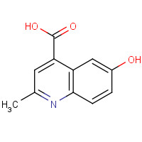 50741-53-2 6-hydroxy-2-methylquinoline-4-carboxylic acid chemical structure