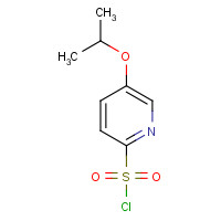 1432129-28-6 5-propan-2-yloxypyridine-2-sulfonyl chloride chemical structure