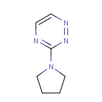110829-36-2 3-pyrrolidin-1-yl-1,2,4-triazine chemical structure