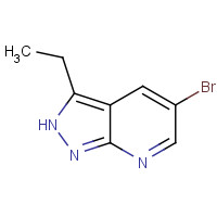 1449117-35-4 5-bromo-3-ethyl-2H-pyrazolo[3,4-b]pyridine chemical structure