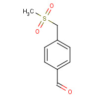 156867-56-0 4-(methylsulfonylmethyl)benzaldehyde chemical structure