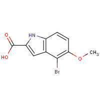 92622-97-4 4-bromo-5-methoxy-1H-indole-2-carboxylic acid chemical structure