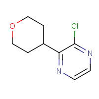 1350356-50-1 2-chloro-3-(oxan-4-yl)pyrazine chemical structure
