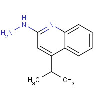 1285388-02-4 (4-propan-2-ylquinolin-2-yl)hydrazine chemical structure