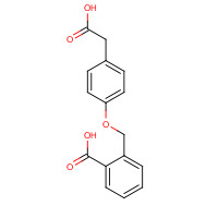 55453-89-9 2-[[4-(carboxymethyl)phenoxy]methyl]benzoic acid chemical structure
