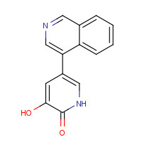 1333145-98-4 3-hydroxy-5-isoquinolin-4-yl-1H-pyridin-2-one chemical structure