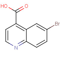 160233-76-1 6-bromoquinoline-4-carboxylic acid chemical structure