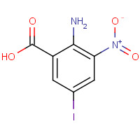 1153949-03-1 2-amino-5-iodo-3-nitrobenzoic acid chemical structure
