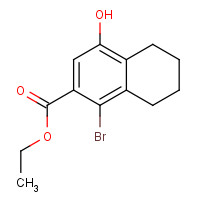 220151-17-7 ethyl 1-bromo-4-hydroxy-5,6,7,8-tetrahydronaphthalene-2-carboxylate chemical structure