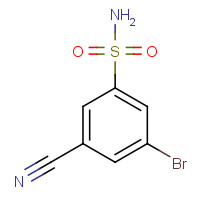 49674-14-8 3-bromo-5-cyanobenzenesulfonamide chemical structure