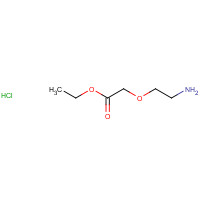 1350754-14-1 ethyl 2-(2-aminoethoxy)acetate;hydrochloride chemical structure